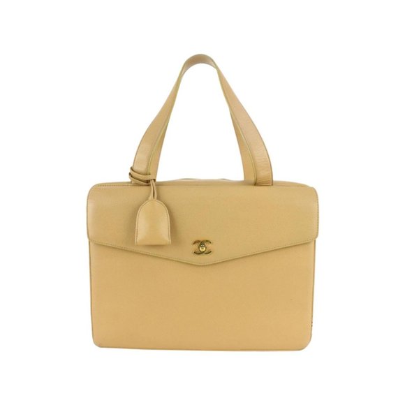 Chanel Beige Caviar Vanity Tote Bag GHW 115c11 - Picture 1 of 12